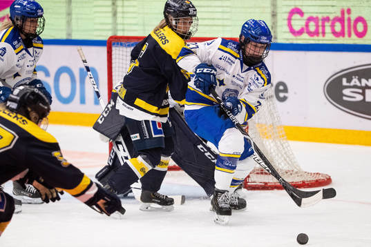 s Sidney Morin och Leksands Lena Düsterhöft