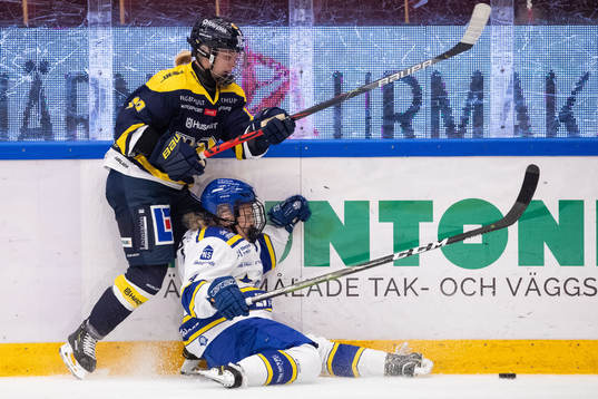 s Anna Borgqvist och Leksands Wilma Johansson