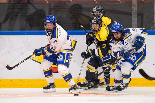 s Thea Johansson och Leksands Samantha Hanson