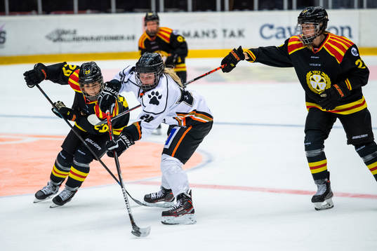Brynäs Malin Axelsson och Andrea Cordoba