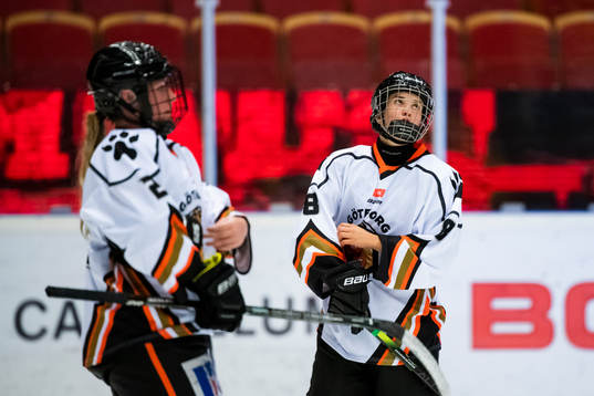 Göteborgs Frida Simonsen och Samantha Fieseler deppar