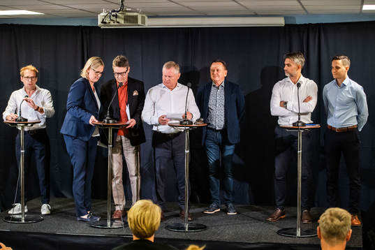 Peter Åhlander, kommunikationschef Malmö FF, Maria