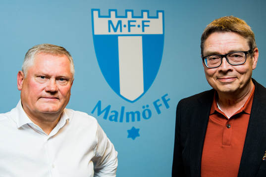 Malmö FFs ordförande Anders Pålsson och LB07s