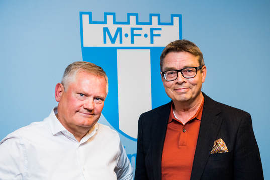 Malmö FFs ordförande Anders Pålsson och LB07s