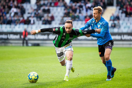 GAIS Evaldo Nascimento Lamaur Neto och Halmstads Joel