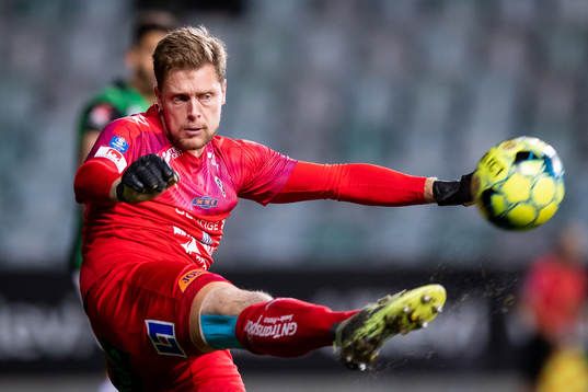 Halmstads målvakt Malkolm Nilsson