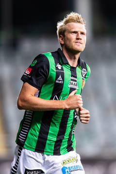 GAIS Carl Elfgren Nyström jublar