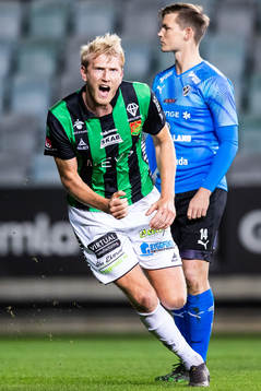 GAIS Carl Elfgren Nyström jublar