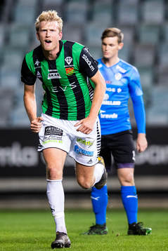 GAIS Carl Elfgren Nyström jublar