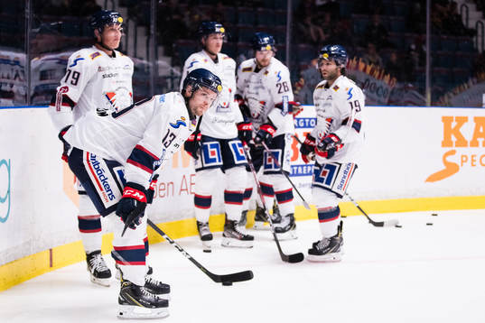 Linköpings Patrik Lundh, Andrew Gordon och Joe Whitney