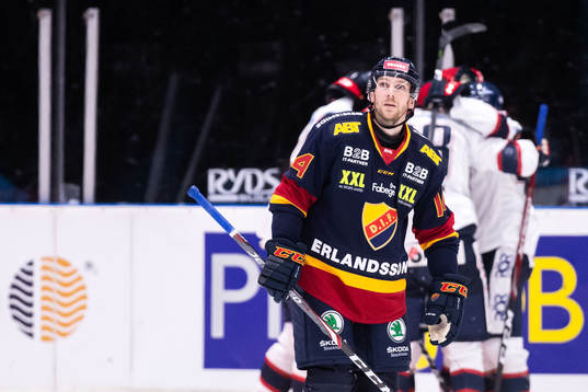Djurgårdens Tom Wandell deppar