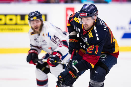 Linköpings Jimmy Andersson och Djurgårdens Patrik Berglund