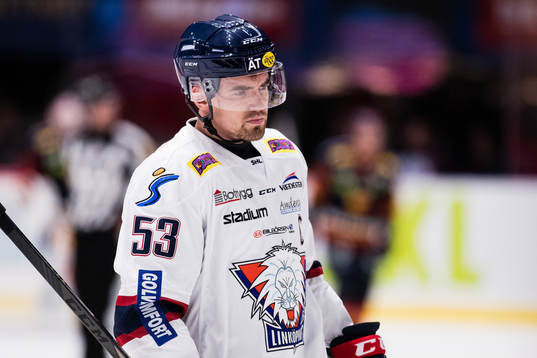 Linköpings Eddie Larsson deppar