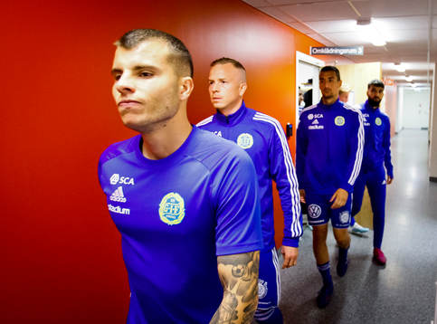 Sundsvalls Pol Roige Rodriguez och Tobias Eriksson
