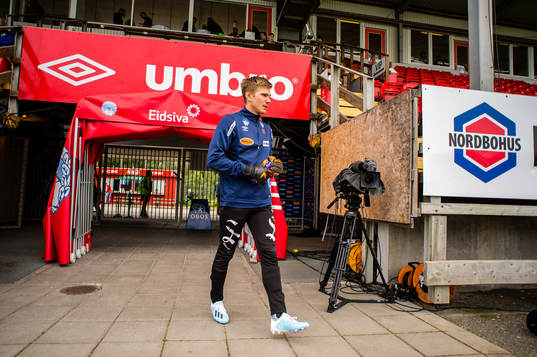 Goalkeeper Andreas Lie of Aalesund