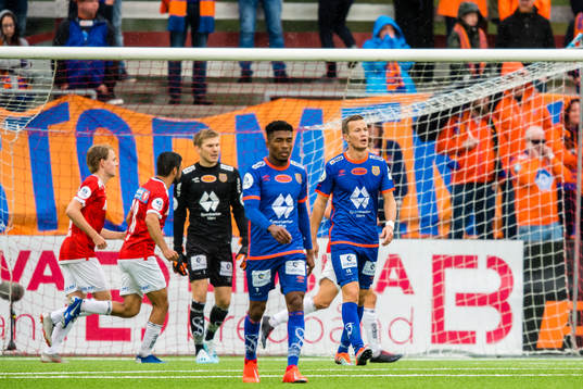 Ståle Steen Sæthre of Aalesund looks dejected