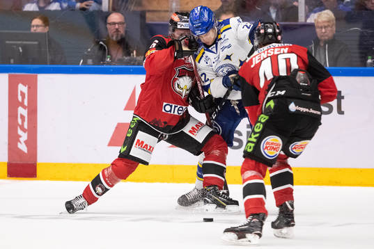 Malmö Redhawks Matias Lassen och Leksands Sebastian