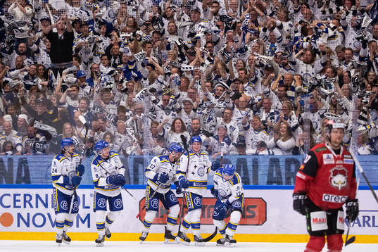 Leksands Thomas Valkvae Olsen  och Filip Johansson och