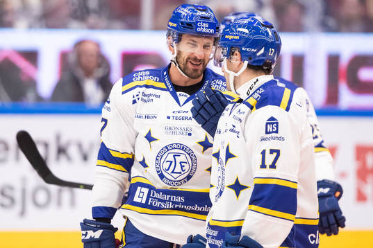 Leksands Marek Hrivik och Daniel Olsson Trkulja