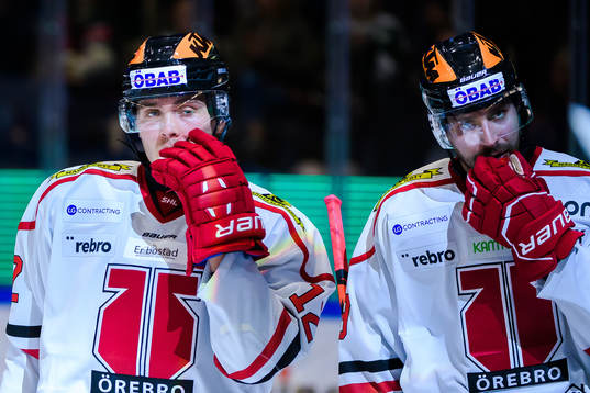 Örebros Max Lindholm och Ludvig Rensfeldt deppar