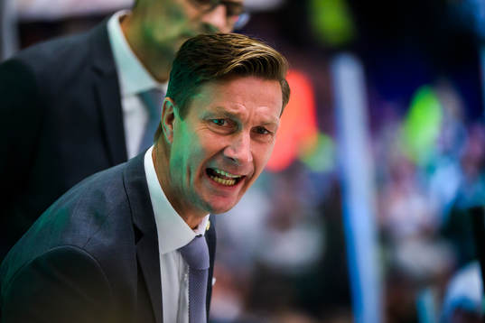 Färjestads huvudtränare Johan Pennerborn