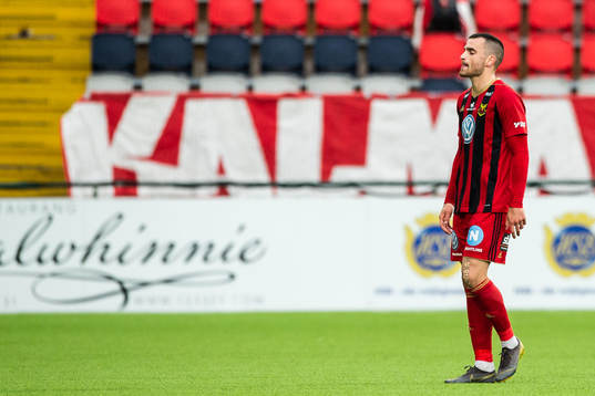 Östersunds Dino Islamovic deppar