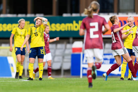 Sveriges Emelie Maria Jansson deppar