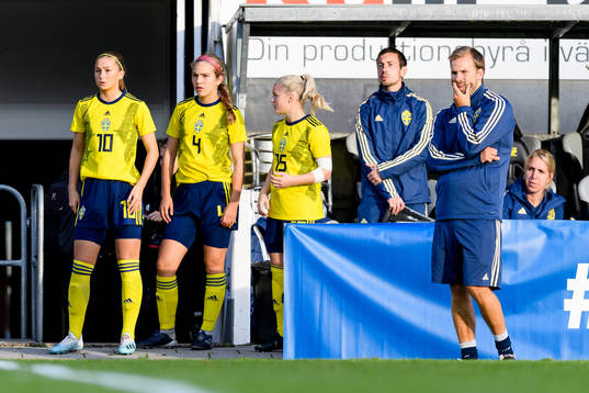 Sveriges Alice Söndergaard, Evelina Pettersson och Emelie