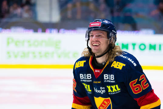 Djurgårdens Manuel Ågren jublar