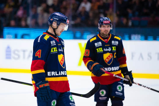 Djurgårdens Marcus Högström och Jacob Josefson deppar