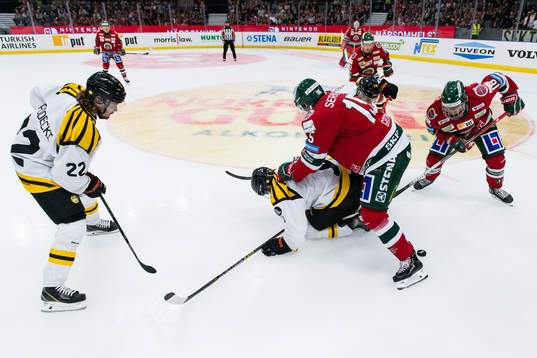 Brynäs Adam Brodecki, Niclas Andersén och Nicklas