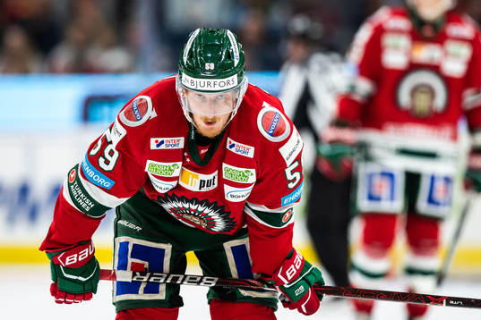 Frölundas Simon Hjalmarsson deppar