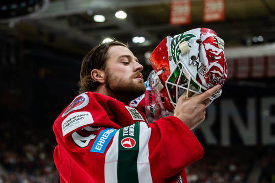Frölundas målvakt Niklas Rubin