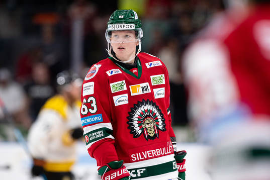 Frölundas Julius Bergman deppar