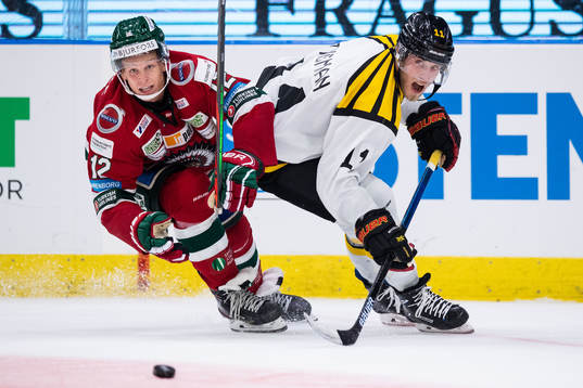 Frölundas Max Friberg och Brynäs Josef Ingman