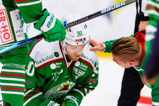 Rögles  Ted Brithén  blöder