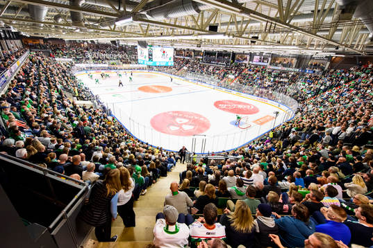 Genrebild i Catena Arena på publiken