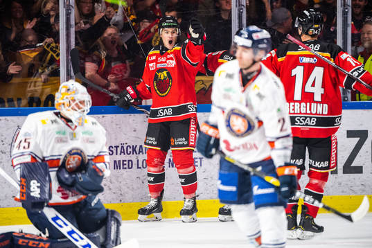Luleås Karl Fabricius jublar