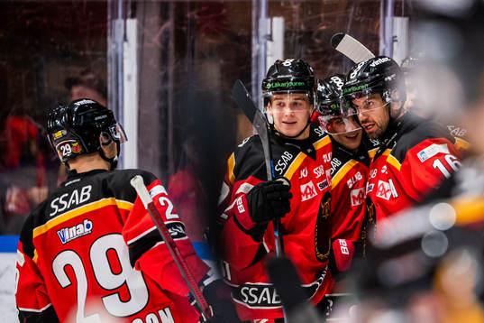 Luleås Nils Lundkvist, Isac Brännström och Niklas