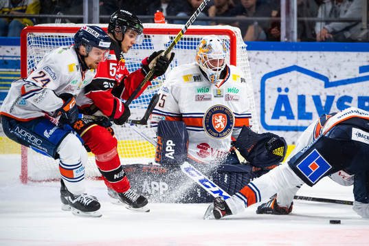 Växjös målvakt Viktor Andrén