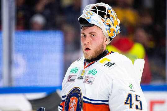 Växjös målvakt Viktor Andrén