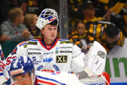 Oskarshamns målvakt Fredrik Pettersson-Wentzel