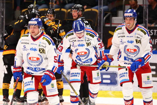Oskarshamns Oskar Nilsson och Filiph Engsund deppar