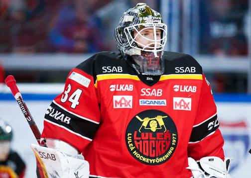 Luleås målvakt Joel Lassinantti