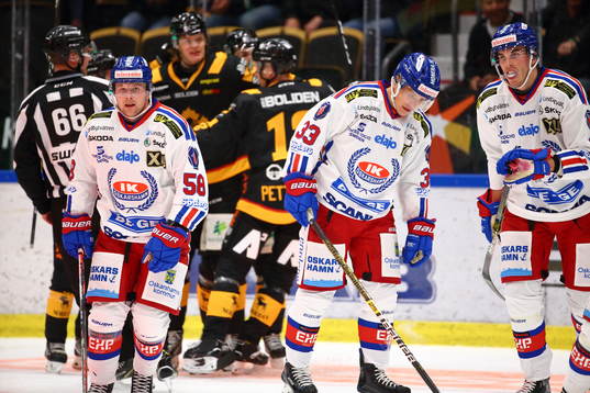 Oskarshamns Oskar Nilsson och Filiph Engsund deppar