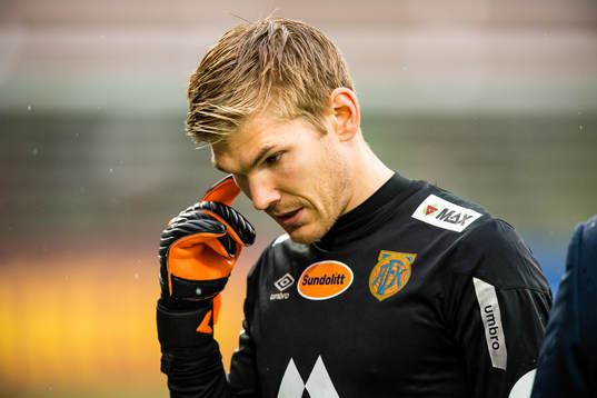 Goalkeeper Andreas Lie of Aalesund