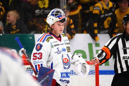 Oskarshamns målvakt Fredrik Pettersson-Wentzel