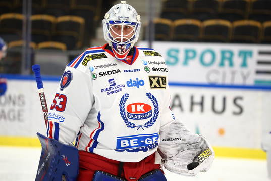 Oskarshamns målvakt Fredrik Pettersson-Wentzel