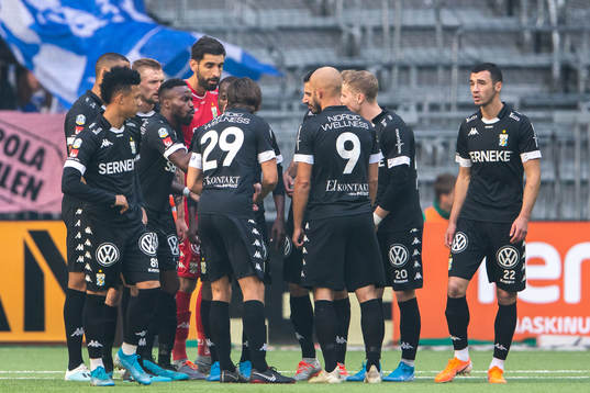 IFK Göteborgs spelare samlas