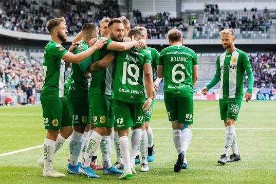 Hammarbys Muamer Tankovic jublar
